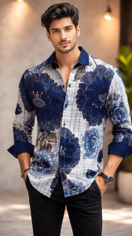 Foil Print Cotton PC Composition