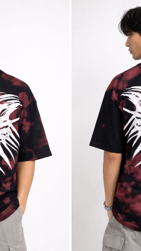 Tie-Dye Oversized Wing Tee